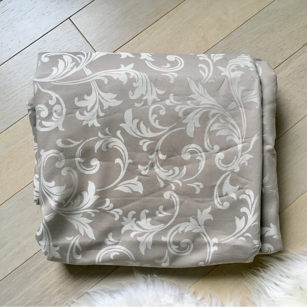 NWOT Fieldcrest luxury damask romance Egyptian cotton duvet cover
